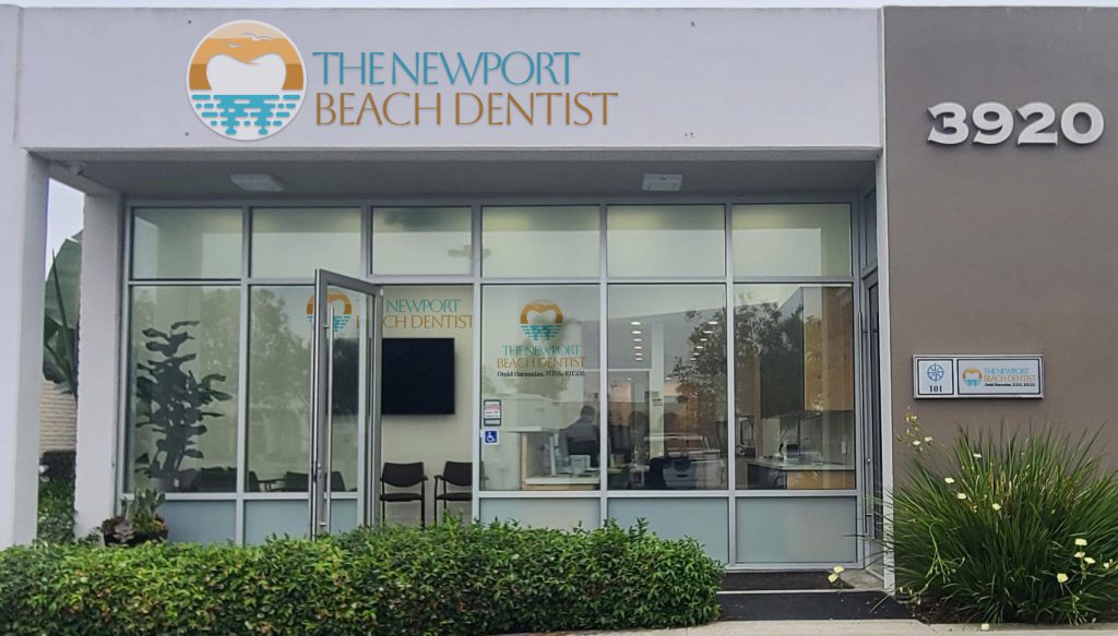 The Newport Beach Dentist office exterior on Birch Street
